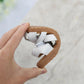 Cherry closed toe sandals - White