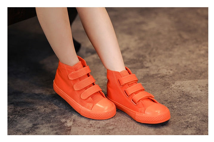Harry Hightop  sneaker- Orange